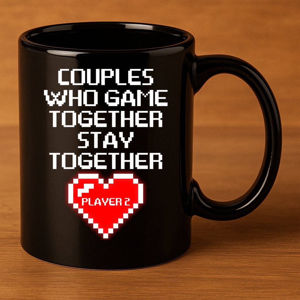 Couples Who Game Together Stay Together 11oz C Handle Ceramic Mug