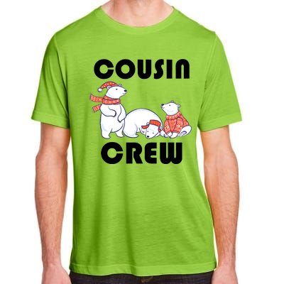 Cousin Crew Cute Polar Bears Adult ChromaSoft Performance T-Shirt