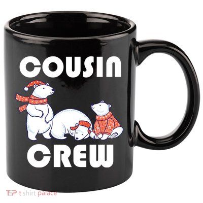 Cousin Crew Cute Polar Bears 11oz C Handle Ceramic Mug