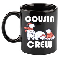 Cousin Crew Cute Polar Bears 11oz C Handle Ceramic Mug