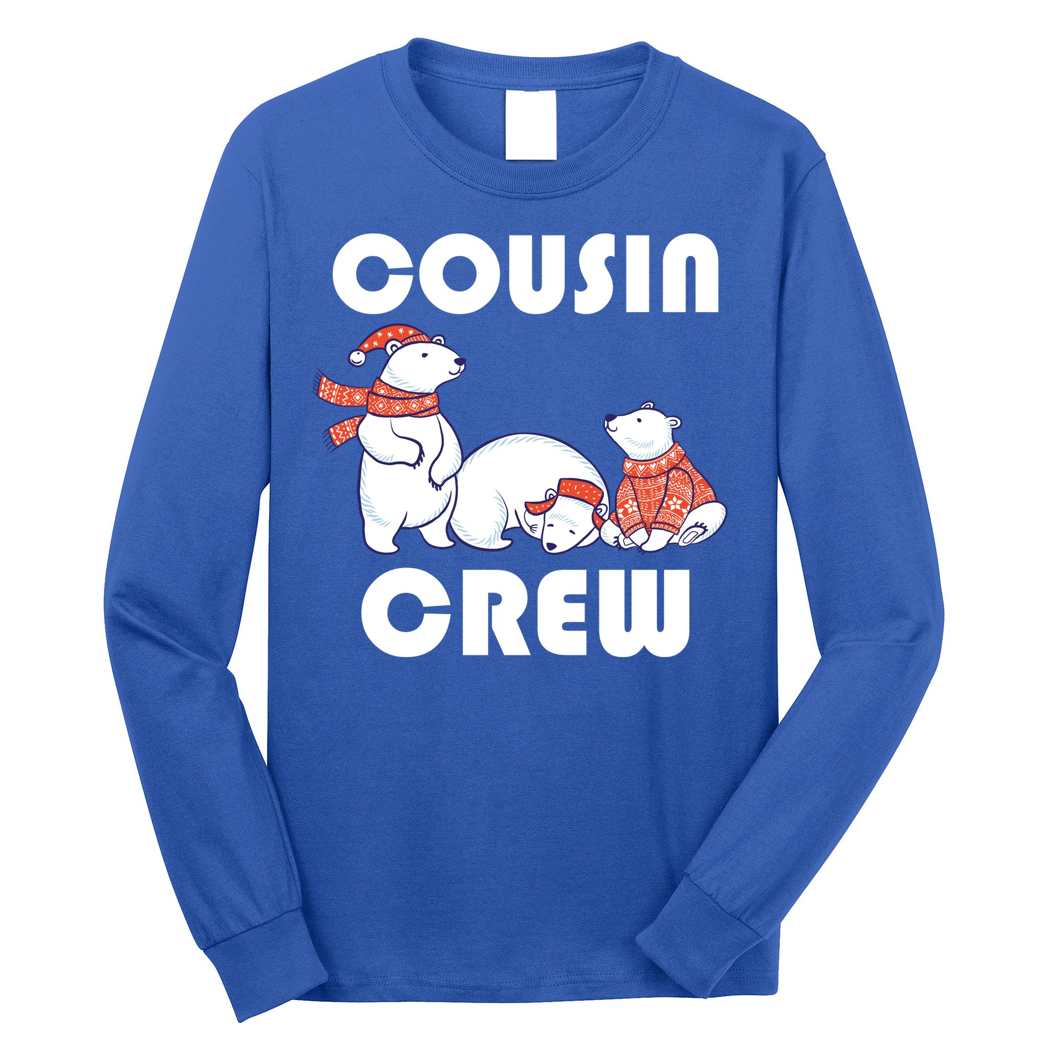 Cousin Crew Cute Polar Bears Long Sleeve Shirt