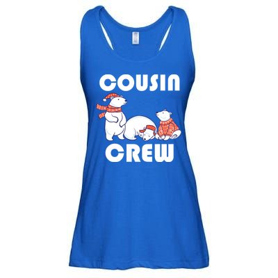Cousin Crew Cute Polar Bears Ladies Essential Flowy Tank