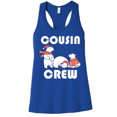 Cousin Crew Cute Polar Bears Women's Racerback Tank