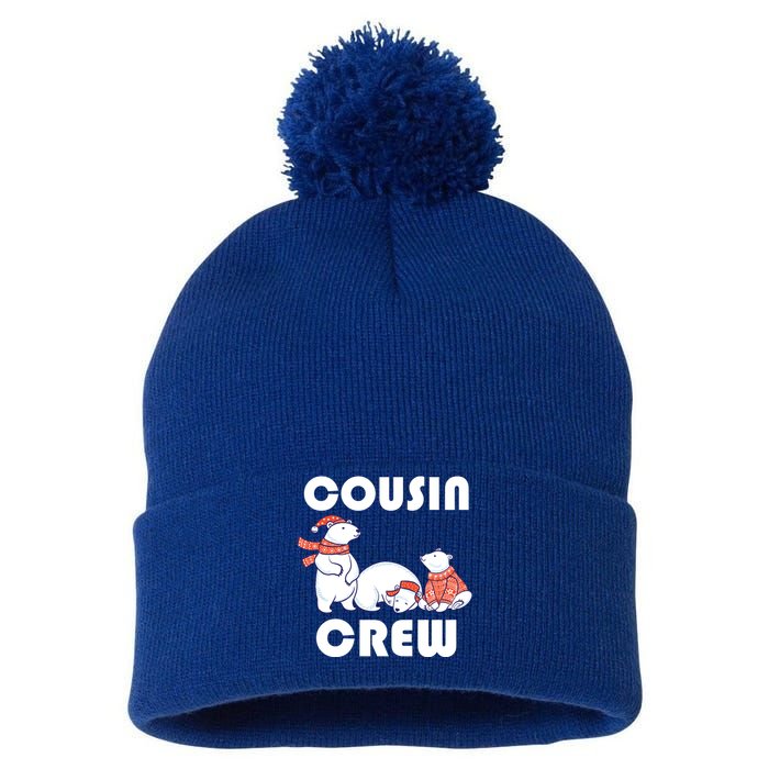 Cousin Crew Cute Polar Bears Pom Pom 12in Knit Beanie