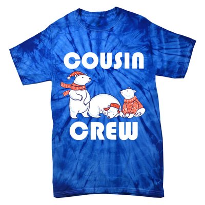 Cousin Crew Cute Polar Bears Tie-Dye T-Shirt