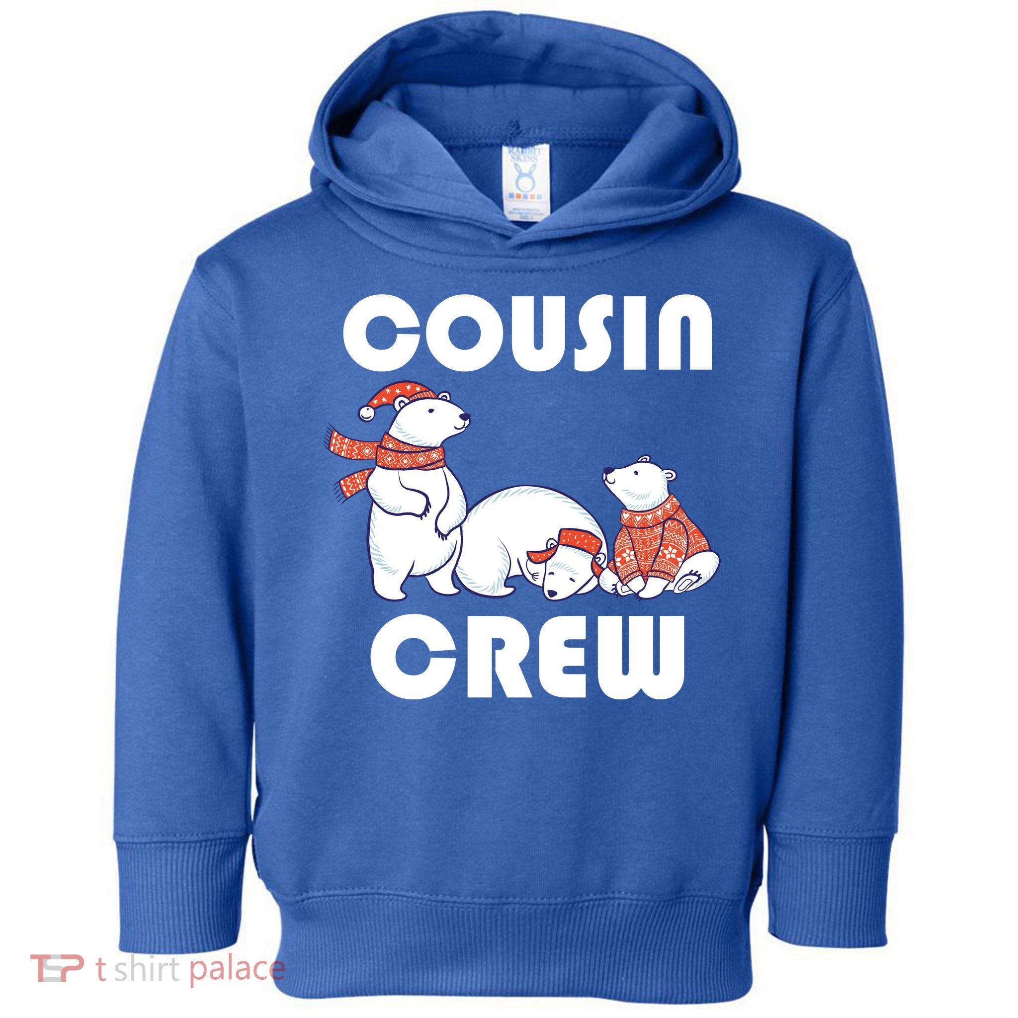 Cousin Crew Cute Polar Bears Toddler Hoodie