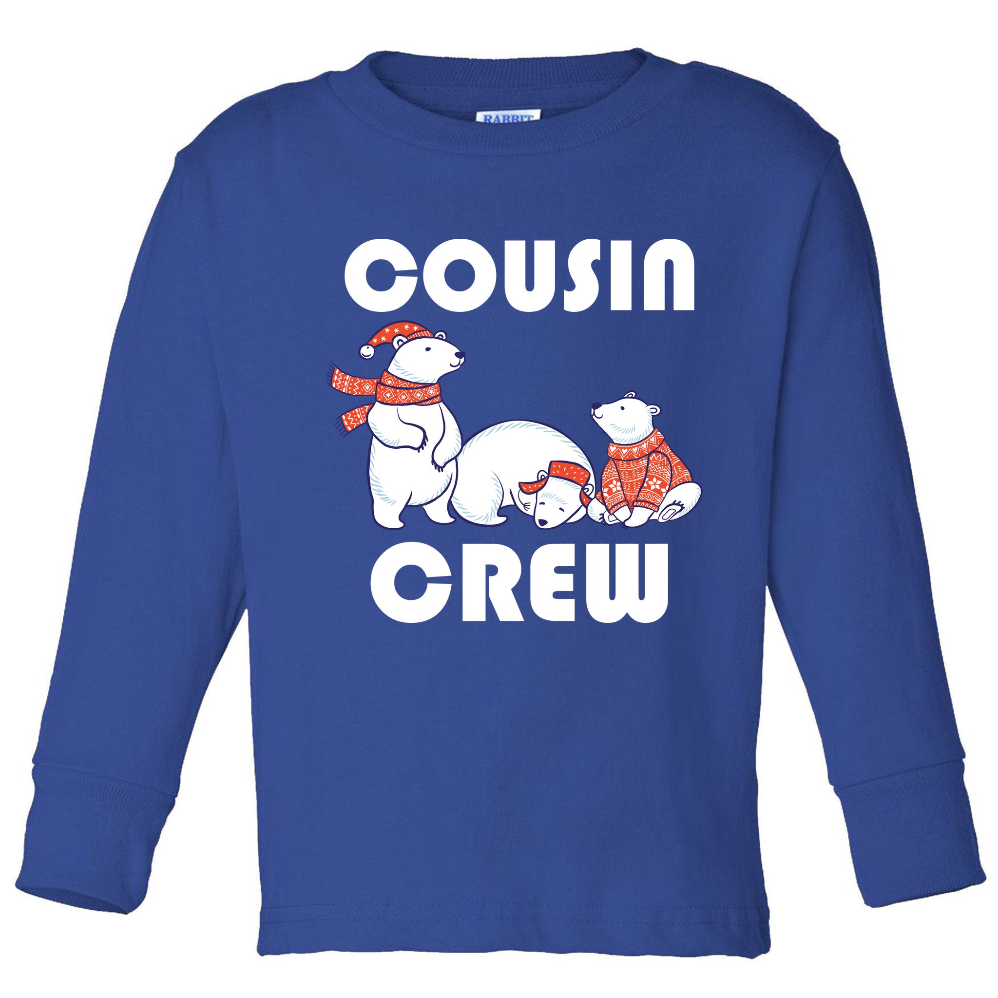 Cousin Crew Cute Polar Bears Toddler Long Sleeve Shirt