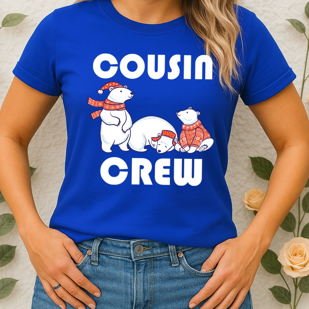 Cousin Crew Cute Polar Bears Womens T-Shirt