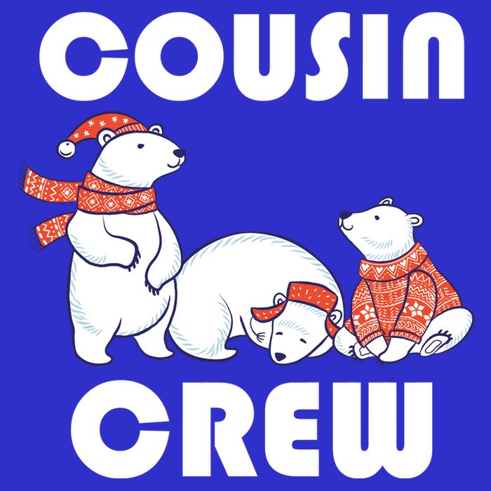 Cousin Crew Cute Polar Bears Womens T-Shirt