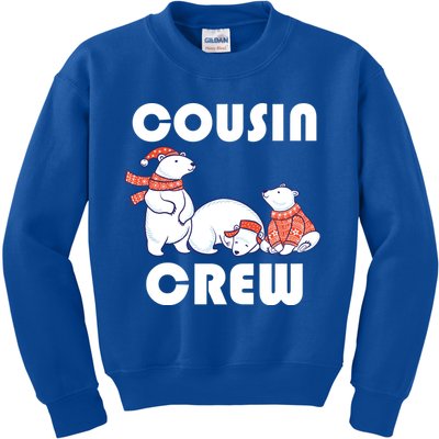 Cousin Crew Cute Polar Bears Kids Sweatshirt