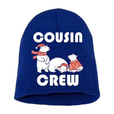 Cousin Crew Cute Polar Bears Short Acrylic Beanie