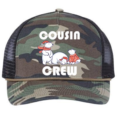 Cousin Crew Cute Polar Bears Retro Rope Trucker Hat Cap