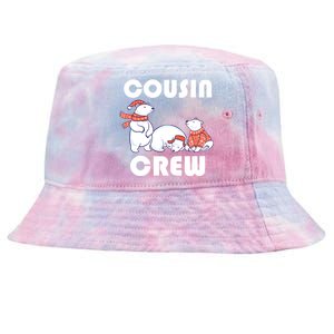 Cousin Crew Cute Polar Bears Tie-Dyed Bucket Hat