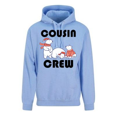 Cousin Crew Cute Polar Bears Unisex Surf Hoodie