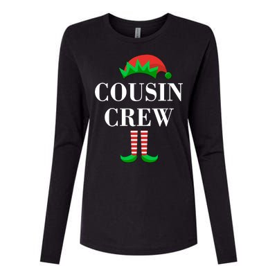 Cousin Crew Elf Family Matching Christmas Womens Cotton Relaxed Long Sleeve T-Shirt