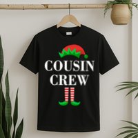 Cousin Crew Elf Family Matching Christmas T-Shirt