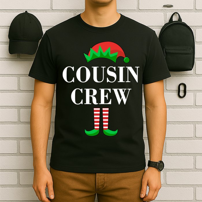 Cousin Crew Elf Family Matching Christmas T-Shirt