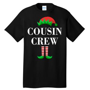 Cousin Crew Elf Family Matching Christmas Tall T-Shirt