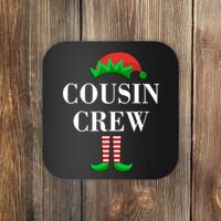 Cousin Crew Elf Family Matching Christmas Coaster