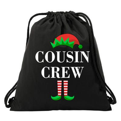 Cousin Crew Elf Family Matching Christmas Drawstring Bag