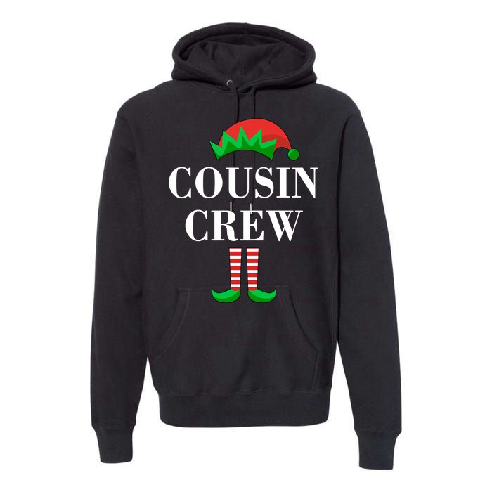 Cousin Crew Elf Family Matching Christmas Premium Hoodie