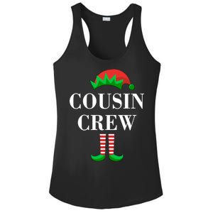 Cousin Crew Elf Family Matching Christmas Ladies PosiCharge Competitor Racerback Tank