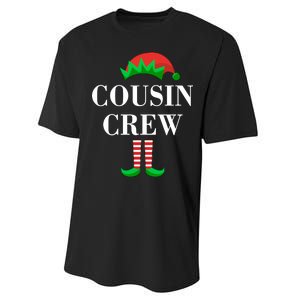 Cousin Crew Elf Family Matching Christmas Performance Sprint T-Shirt