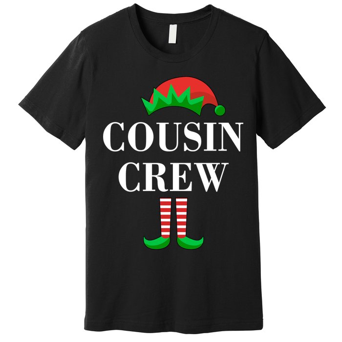 Cousin Crew Elf Family Matching Christmas Premium T-Shirt