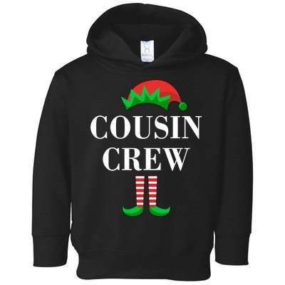 Cousin Crew Elf Family Matching Christmas Toddler Hoodie