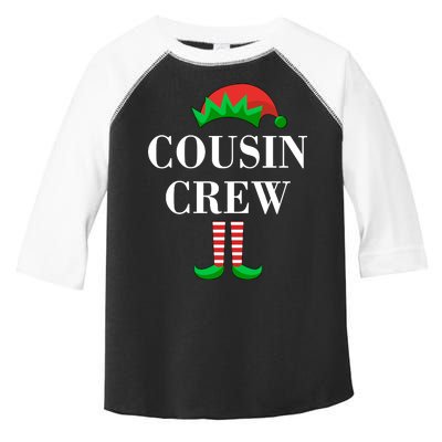 Cousin Crew Elf Family Matching Christmas Toddler Fine Jersey T-Shirt