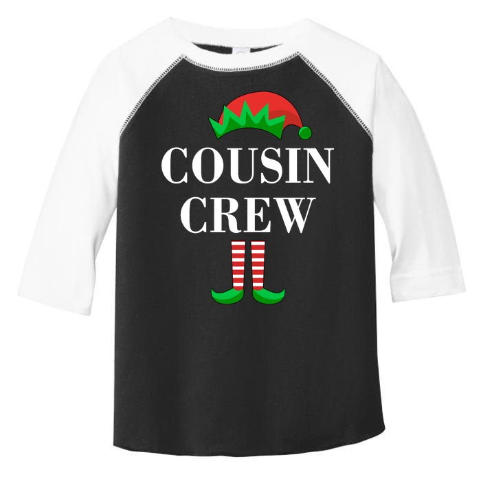 Cousin Crew Elf Family Matching Christmas Toddler Fine Jersey T-Shirt