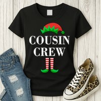Cousin Crew Elf Family Matching Christmas Womens T-Shirt