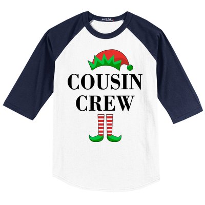 Cousin Crew Elf Family Matching Christmas Baseball Sleeve Shirt