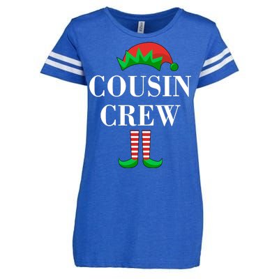 Cousin Crew Elf Family Matching Christmas Enza Ladies Jersey Football T-Shirt