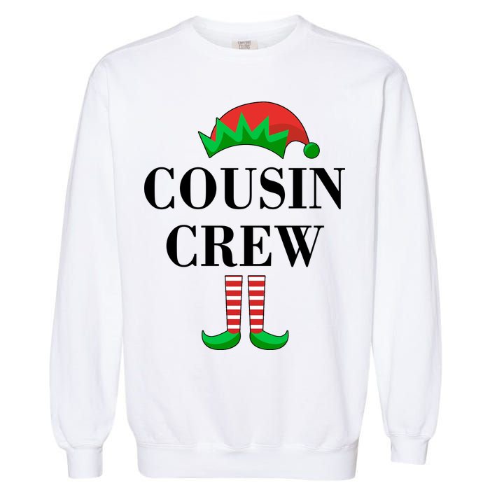 Cousin Crew Elf Family Matching Christmas Garment-Dyed Sweatshirt