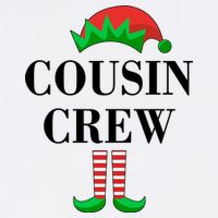 Cousin Crew Elf Family Matching Christmas Garment-Dyed Sweatshirt