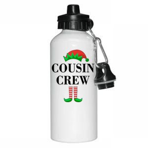 Cousin Crew Elf Family Matching Christmas Aluminum Water Bottle