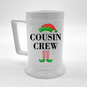 Cousin Crew Elf Family Matching Christmas Beer Stein