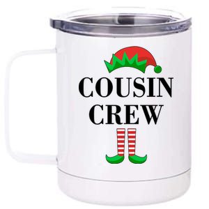 Cousin Crew Elf Family Matching Christmas 12 oz Stainless Steel Tumbler Cup