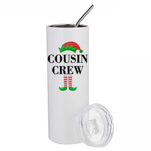 Cousin Crew Elf Family Matching Christmas Stainless Steel Tumbler