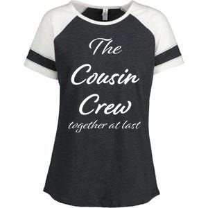 Cousin Crew Together At Last Enza Ladies Jersey Colorblock Tee