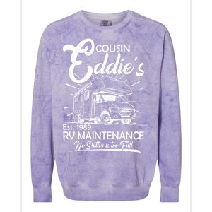 Cousin Eddie's RV Maintenance No Shitter Is Too Full Colorblast Crewneck Sweatshirt