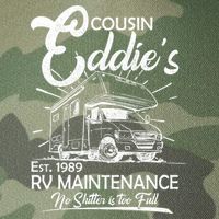 Cousin Eddie's RV Maintenance No Shitter Is Too Full Legacy Tie Dye Trucker Hat