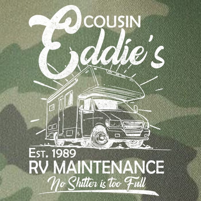 Cousin Eddie's RV Maintenance No Shitter Is Too Full Legacy Tie Dye Trucker Hat