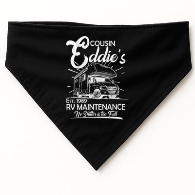 Cousin Eddie's RV Maintenance No Shitter Is Too Full USA-Made Doggie Bandana