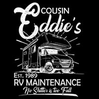 Cousin Eddie's RV Maintenance No Shitter Is Too Full Drawstring Bag