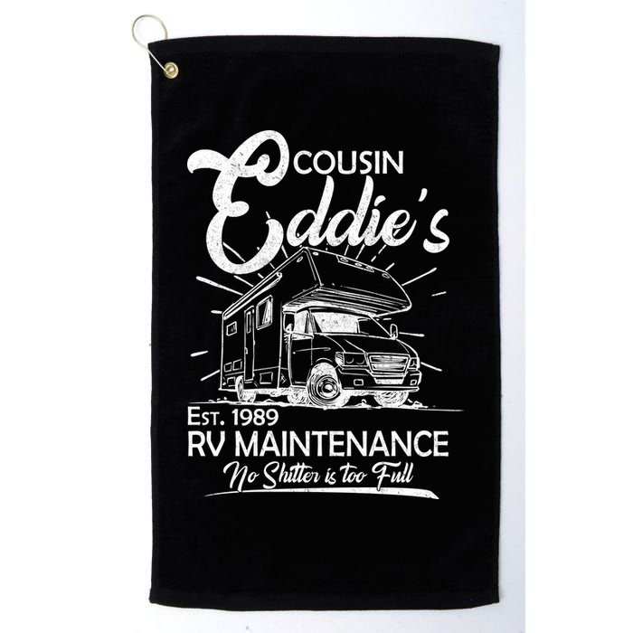 Cousin Eddie's RV Maintenance No Shitter Is Too Full Golf Towel