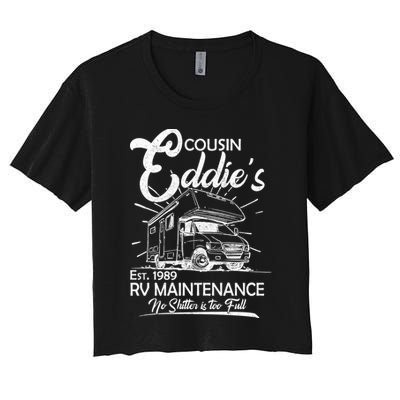 Cousin Eddie's RV Maintenance No Shitter Is Too Full Crop Top