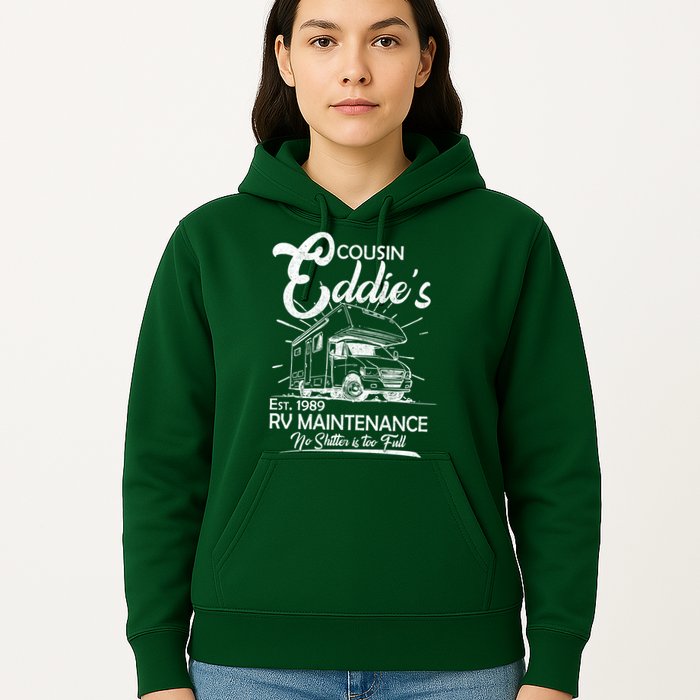 Cousin Eddie's RV Maintenance No Shitter Is Too Full Hoodie