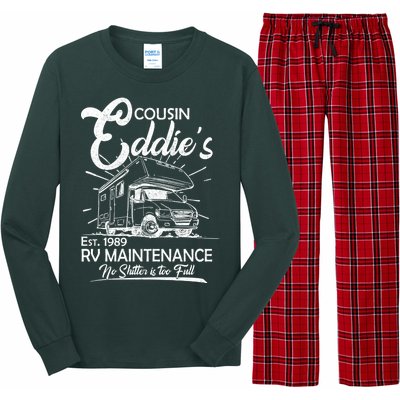 Cousin Eddie's RV Maintenance No Shitter Is Too Full Long Sleeve Pajama Set